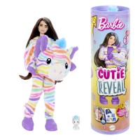 Лялька Barbie "Cutie Reveal" серії "Кольорові пухнастики" - зебра